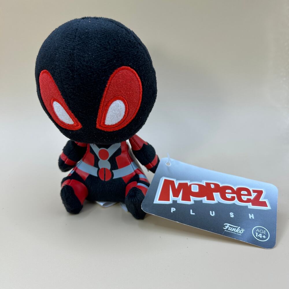 Funko Mopeez Inverse Deadpool Plush Marvel Collector Corps Black 5" Tags